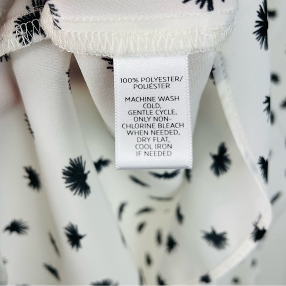 LOFT Brushdot Peplum Shell Blouse Small - Picture 4 of 7